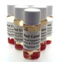 10ml Red Coral Gemstone Oil Spiritual Awakening